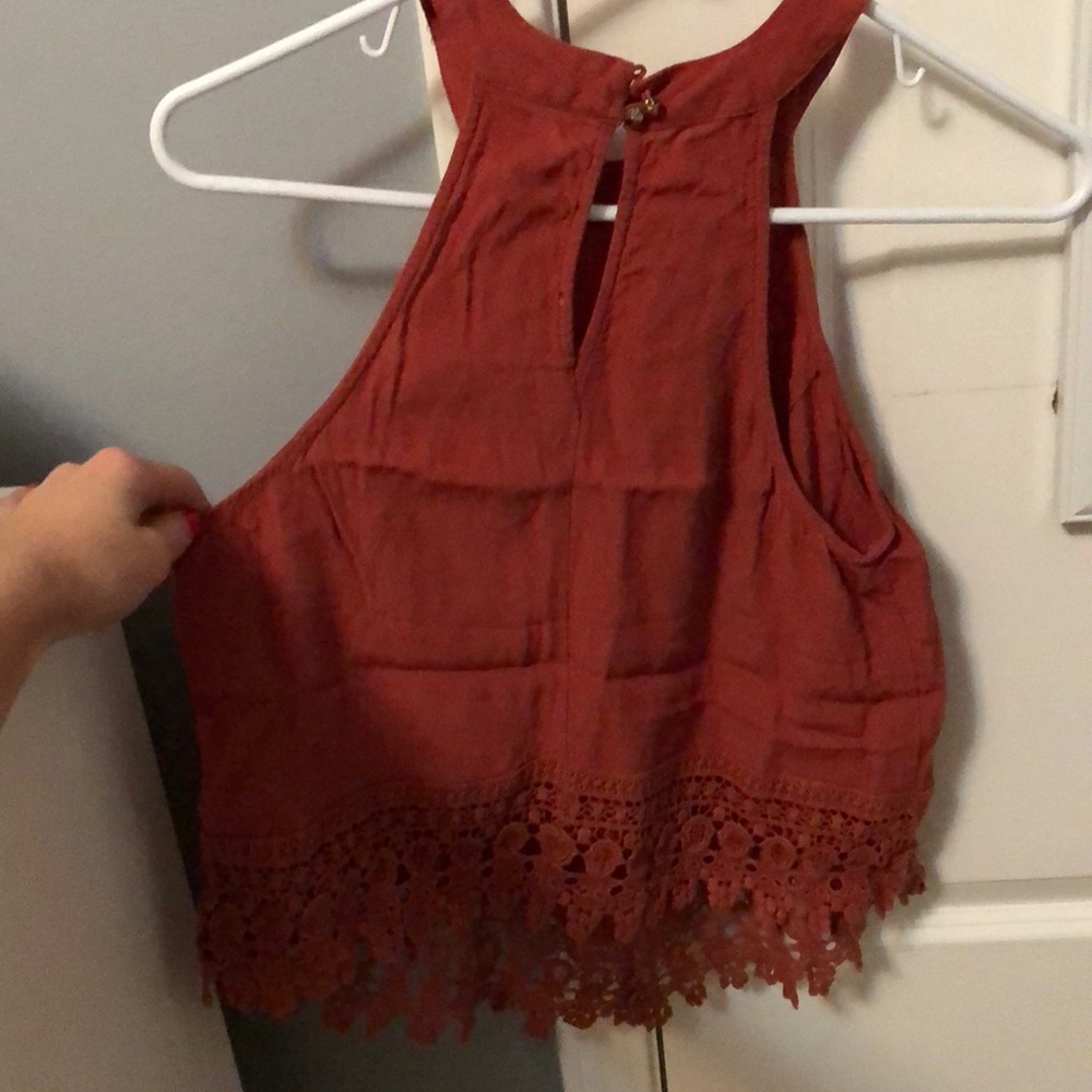 Rust colored tank top - Picture 2 of 2